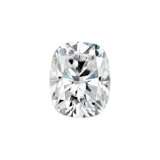 Forever Bright 1.00 CTW DEW Elongated Cushion Near-Colorless (GH) Color Modified Brilliant Cut Moissanite