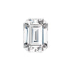 Forever One 3.55 CTW DEW Emerald Near-Colorless (GH) Color Step Cut Moissanite