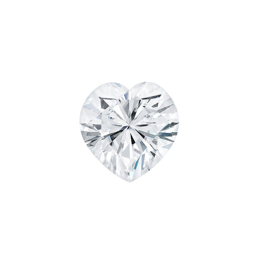 Forever One 0.34 CTW DEW Heart Near-Colorless (GH) Color Modified Brilliant Cut Moissanite
