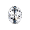 Forever One 0.54 CTW DEW Oval Colorless (DEF) Color Rose Cut Moissanite