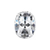 Forever Bright 0.54 CTW DEW Rectangular Cushion Colorless (DEF) Color Rose Cut Moissanite