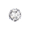Forever One 0.10 CTW DEW Round Colorless (DEF) Color Duet Rose Cut Moissanite