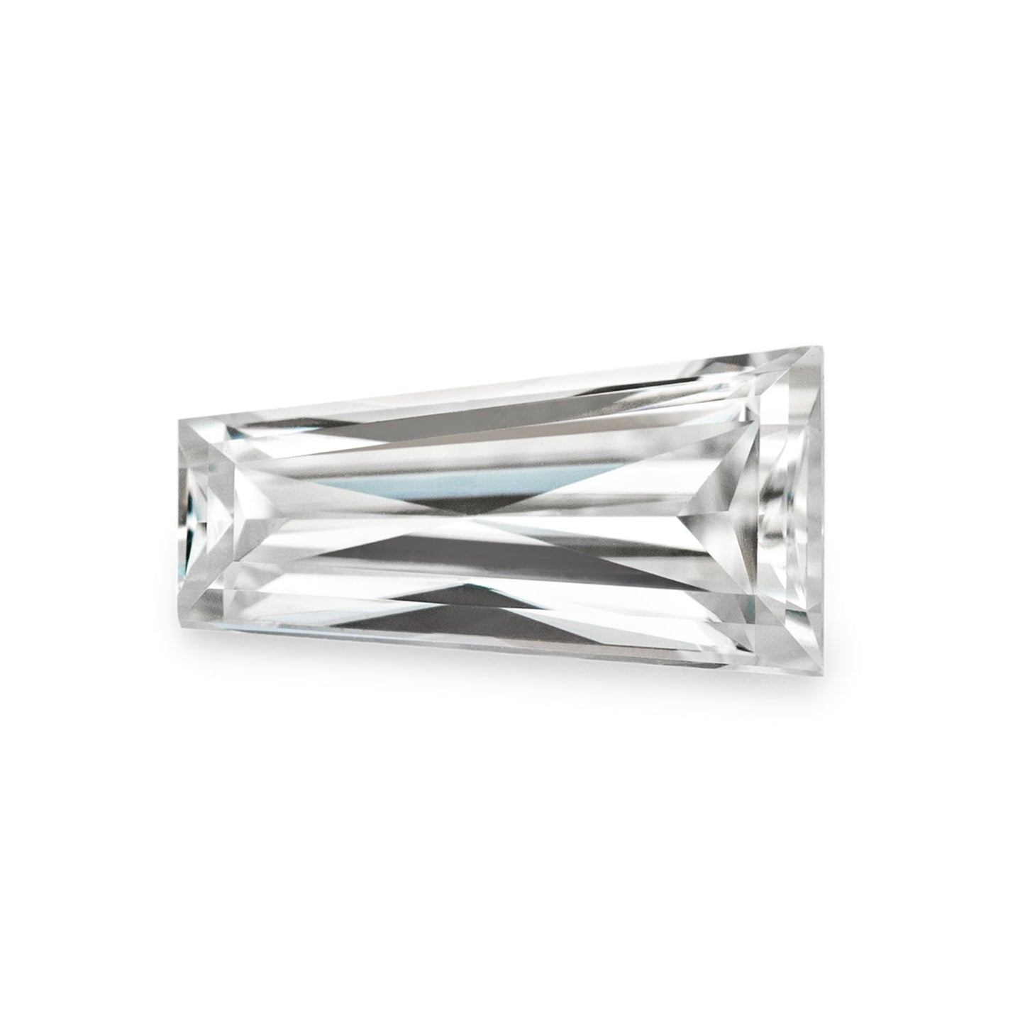 Forever Bright 0.17 CTW DEW Tapered Baguette Near-Colorless (GH) Color Modified Brilliant Cut Moissanite