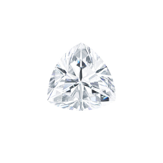 Forever One 0.80 CTW DEW Trillion Colorless (DEF) Color Modified Brilliant Cut Moissanite