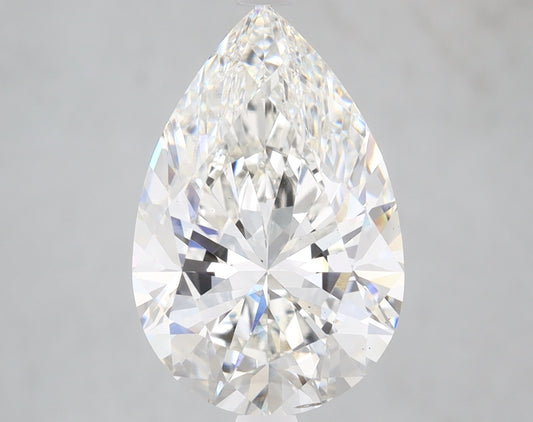 Pear Cut Diamond 4.13 Carat G Color VS2 Clarity IGI 576320891