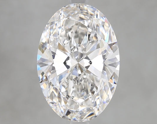 Oval Cut Diamond 5.09 Carat F Color VS1 Clarity IGI 687554804