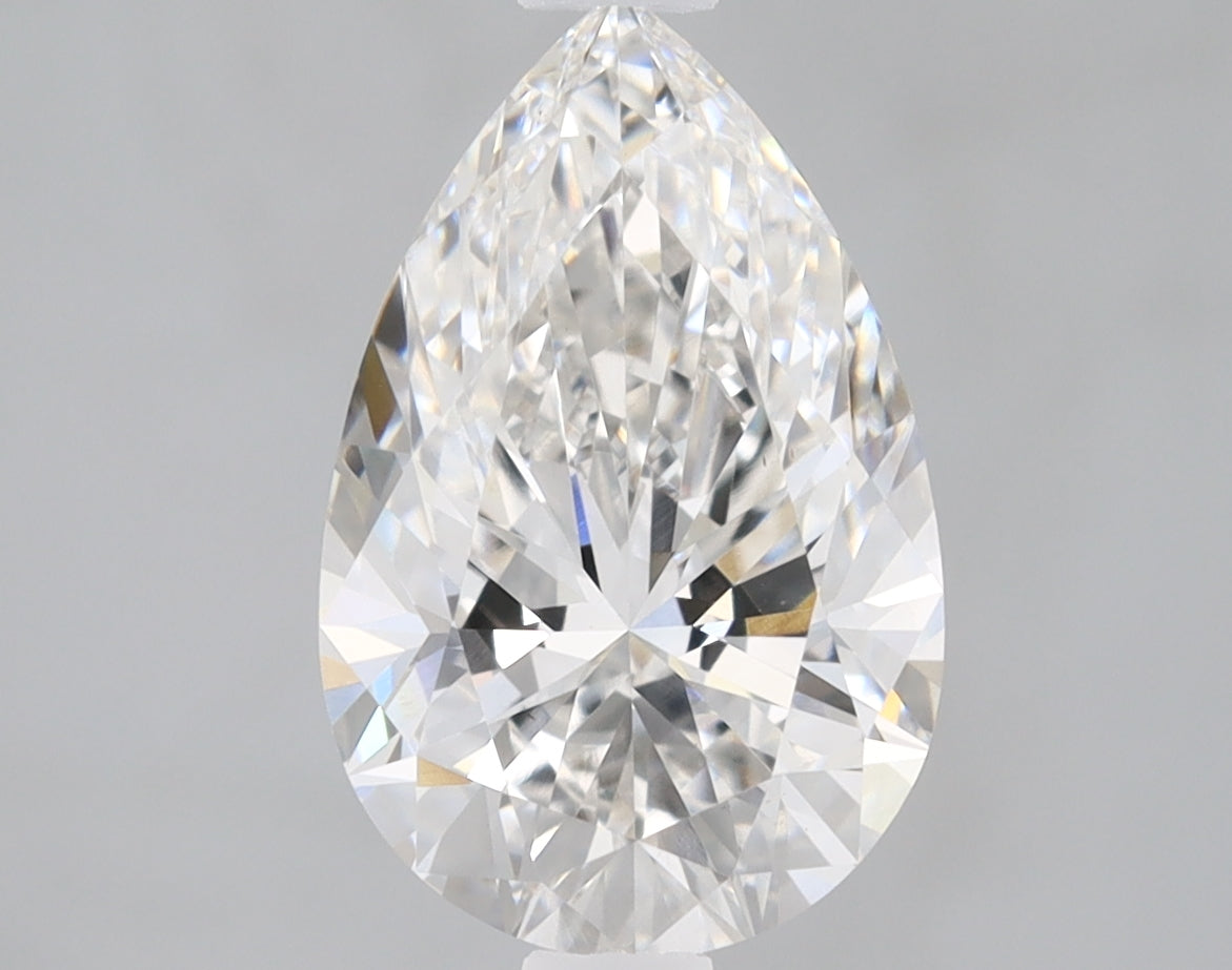 Pear Cut Diamond 1.56 Carat F Color VS1 Clarity IGI 570362212
