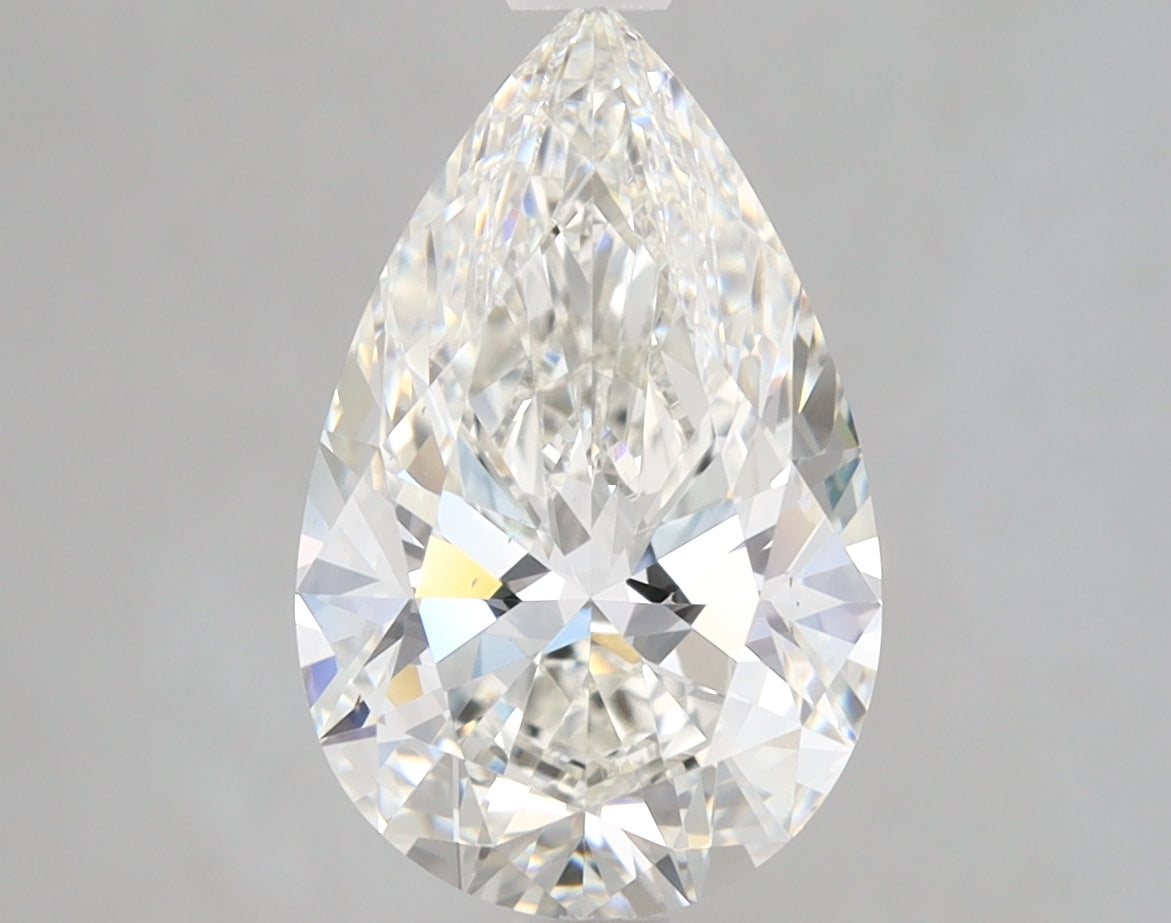 Pear Cut Diamond 2.1 Carat H Color VVS2 Clarity IGI 569309208