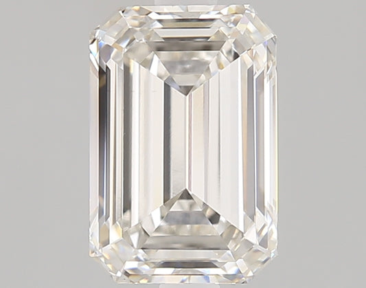 Emerald Cut Diamond 1.61 Carat H Color VVS2 Clarity IGI 582370139