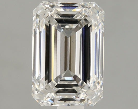 Emerald Cut Diamond 1.77 Carat F Color VS1 Clarity IGI 644447585