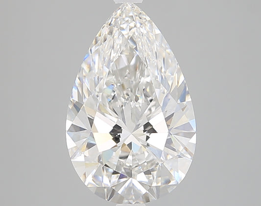 Pear Cut Diamond 3.3 Carat F Color VS1 Clarity IGI 604387136