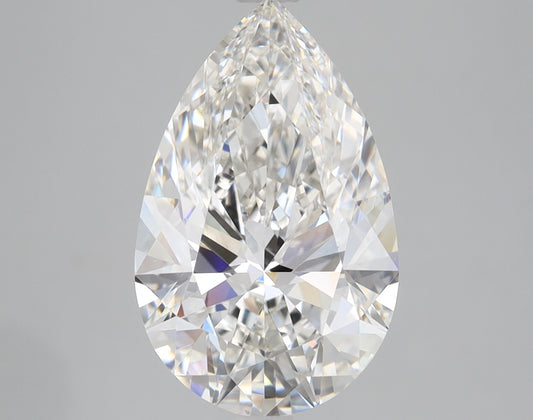 Pear Cut Diamond 4.03 Carat G Color VS1 Clarity IGI 595361569