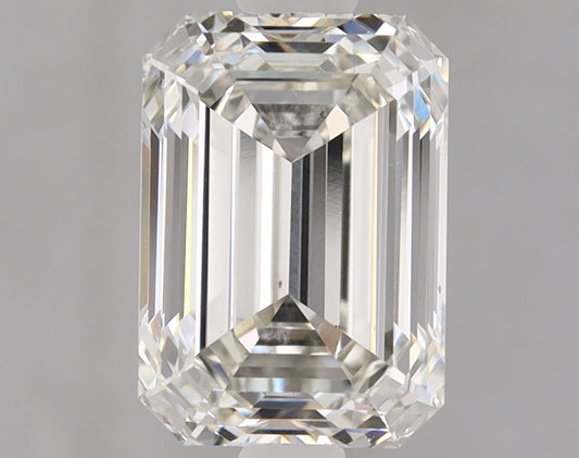 Emerald Cut Diamond 1.79 Carat G Color VS1 Clarity IGI 644447583