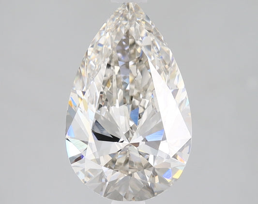 Pear Cut Diamond 2.01 Carat H Color VVS2 Clarity IGI 591308114