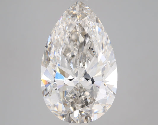 Pear Cut Diamond 4.45 Carat H Color VS1 Clarity IGI 605356589