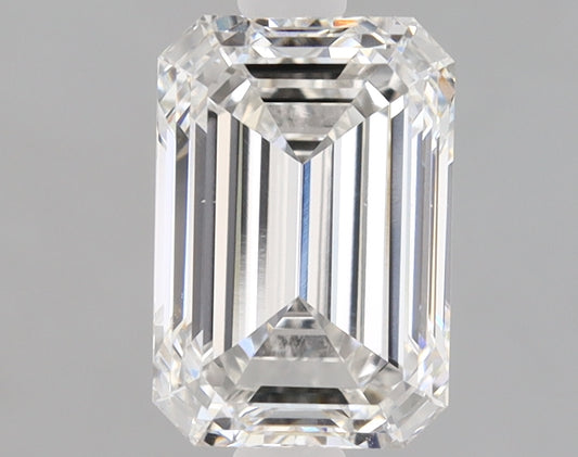 Emerald Cut Diamond 1.59 Carat F Color VS2 Clarity IGI 644447615