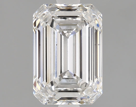 Emerald Cut Diamond 1.8 Carat E Color VS2 Clarity IGI 644447489