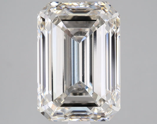 Emerald Cut Diamond 4.38 Carat H Color VVS2 Clarity IGI 595361587