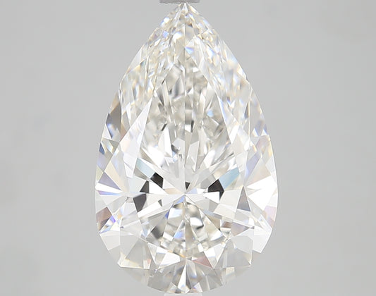 Pear Cut Diamond 4.14 Carat G Color VVS2 Clarity IGI 593386012