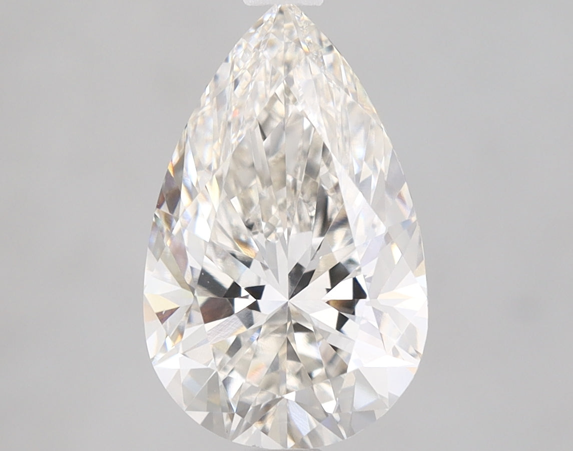Pear Cut Diamond 2.2 Carat H Color VVS2 Clarity IGI 566305215