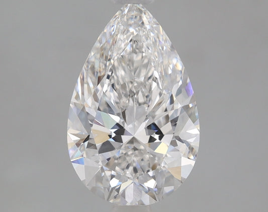 Pear Cut Diamond 1.59 Carat E Color VVS2 Clarity IGI 683578391