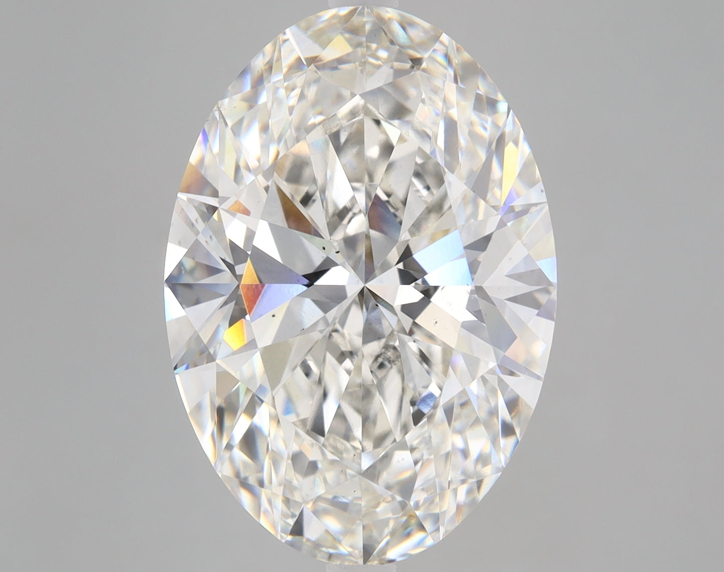 Oval Cut Diamond 10.14 Carat H Color VS2 Clarity IGI 602335854