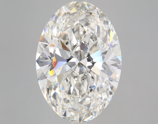 Oval Cut Diamond 10.14 Carat H Color VS2 Clarity IGI 602335854