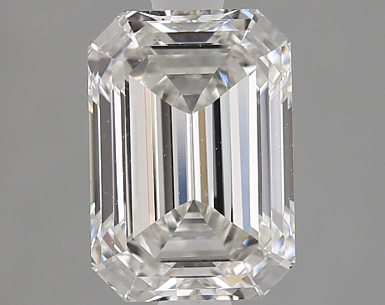Emerald Cut Diamond 1.8 Carat F Color VS1 Clarity IGI 644447580