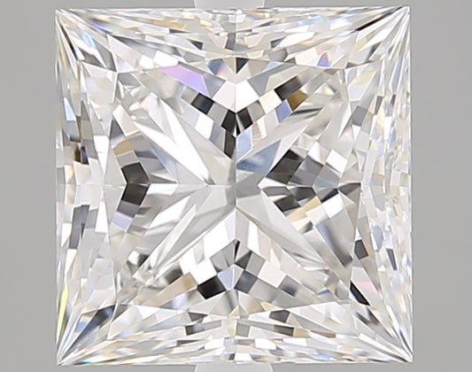 Princess Cut Diamond 4.1 Carat F Color VVS2 Clarity IGI 602326482
