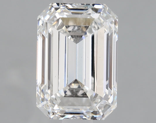 Emerald Cut Diamond 1.58 Carat E Color VS1 Clarity IGI 644447500