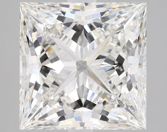 Princess Cut Diamond 4.39 Carat F Color VS1 Clarity IGI 594339861