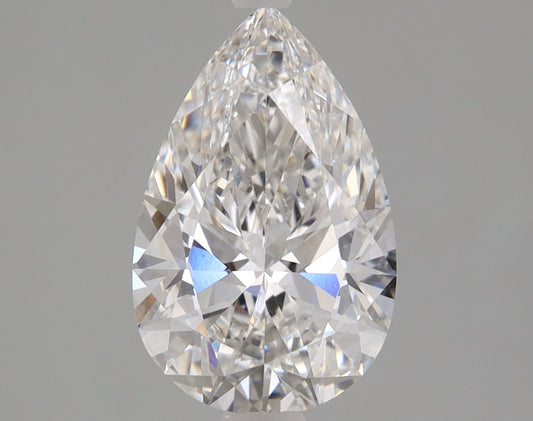 Pear Cut Diamond 1.59 Carat E Color VS1 Clarity IGI 683578392