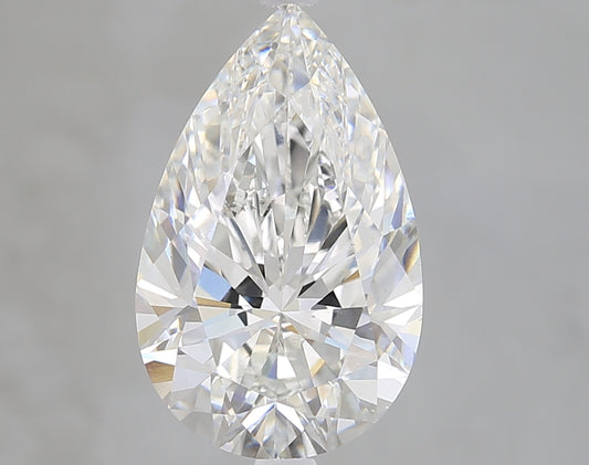 Pear Cut Diamond 5.09 Carat F Color VVS2 Clarity IGI 626416732