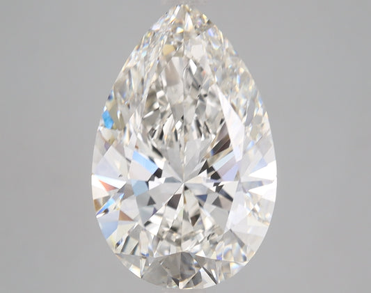 Pear Cut Diamond 4.14 Carat G Color VS2 Clarity IGI 602322233