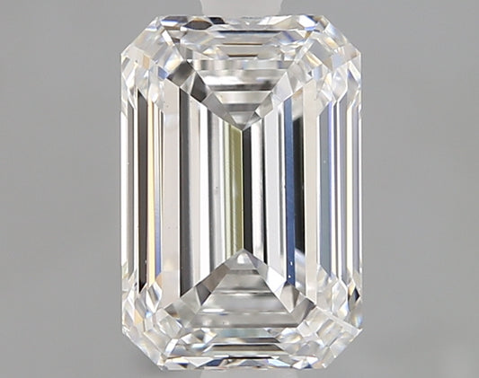 Emerald Cut Diamond 1.53 Carat E Color VS2 Clarity IGI 646474521
