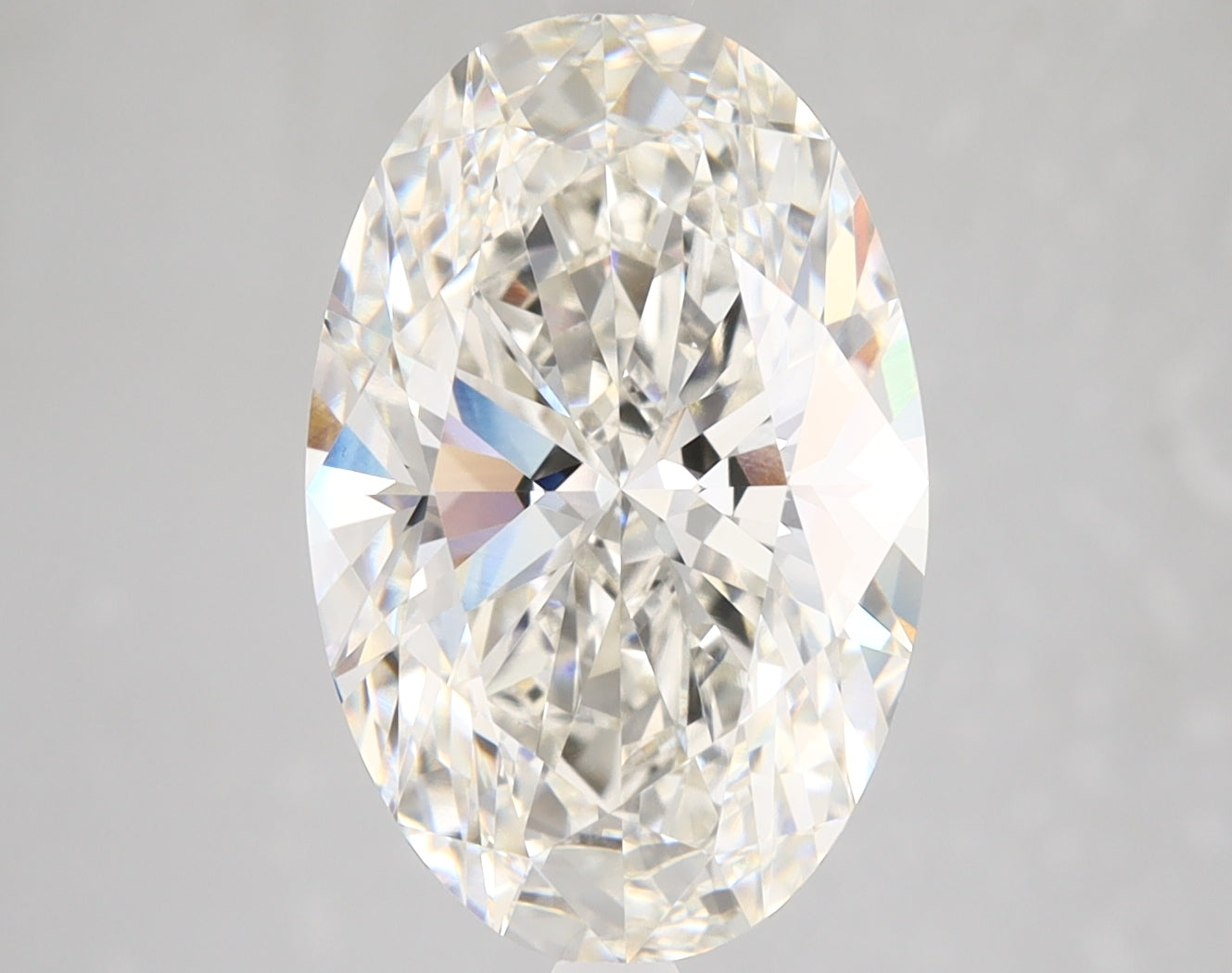 Oval Cut Diamond 4.39 Carat H Color VVS2 Clarity IGI 589386375