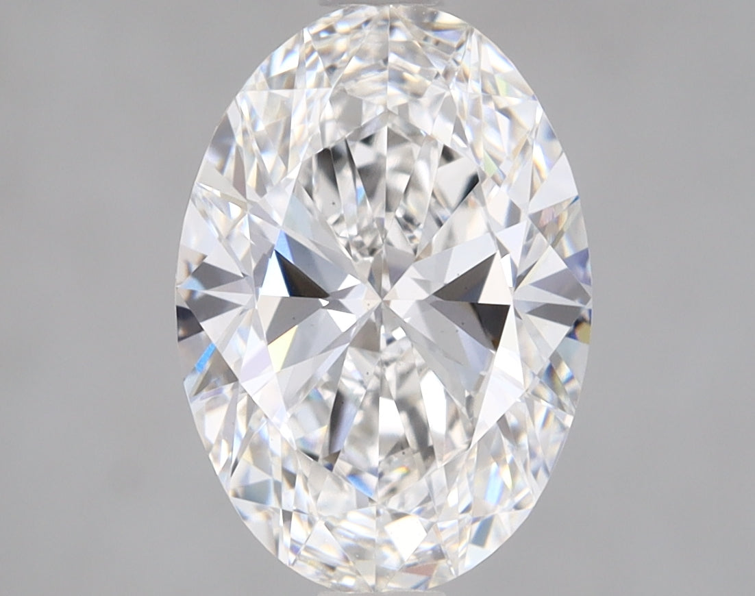 Oval Cut Diamond 1.72 Carat F Color VS1 Clarity IGI 567371359