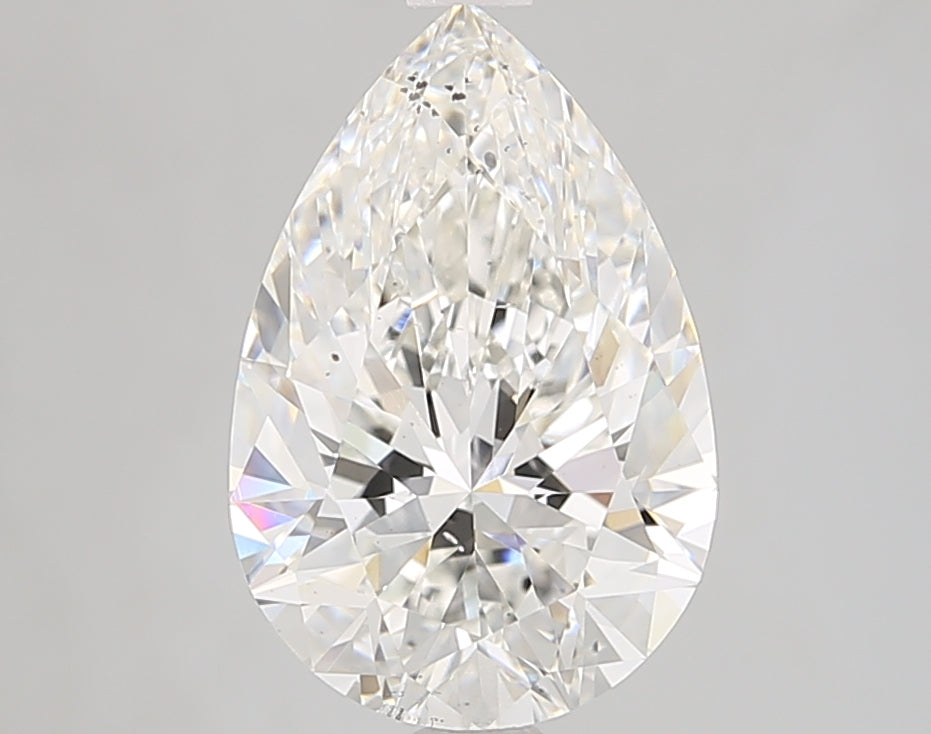 Pear Cut Diamond 3.06 Carat F Color SI2 Clarity IGI 566394869