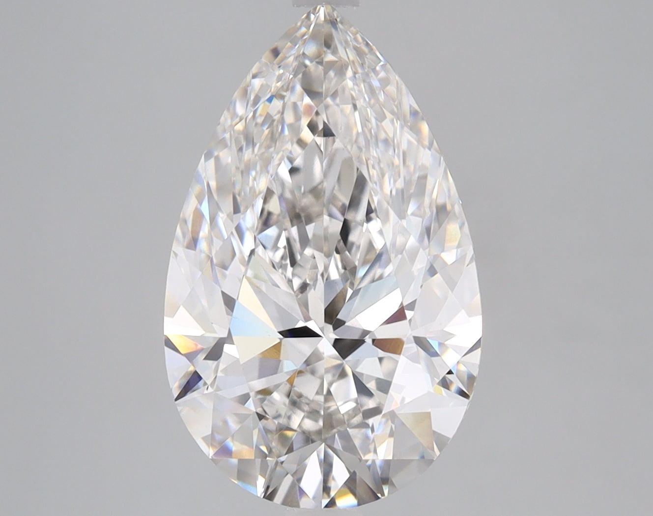 Pear Cut Diamond 4.19 Carat H Color VS1 Clarity IGI 594339752