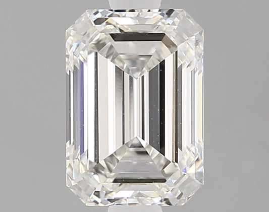 Emerald Cut Diamond 1.59 Carat F Color VS1 Clarity IGI 645435062
