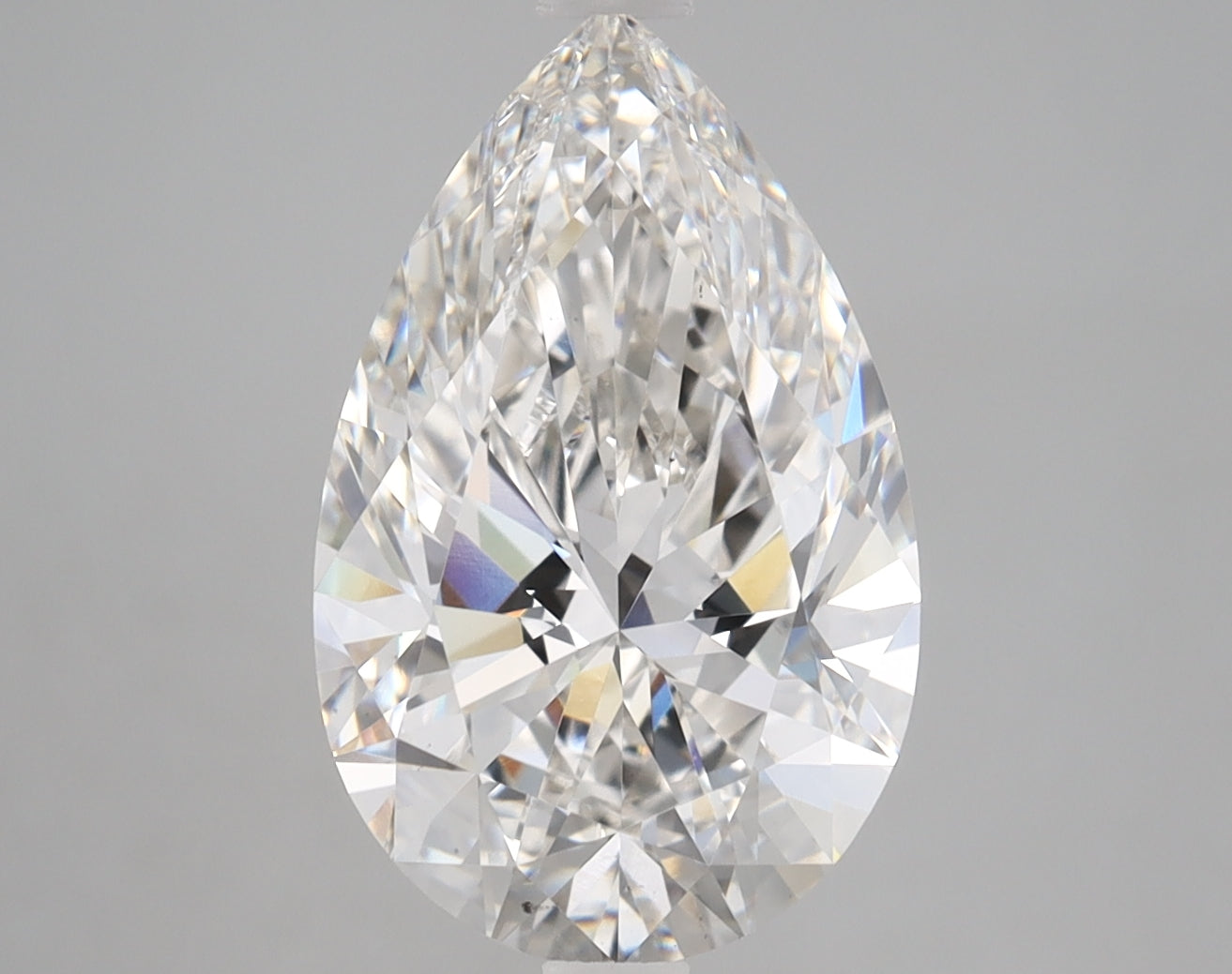 Pear Cut Diamond 4.02 Carat H Color VS2 Clarity IGI 602326562