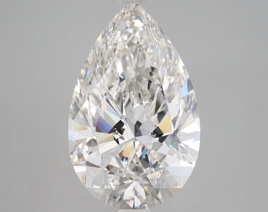 Pear Cut Diamond 4.02 Carat H Color VS2 Clarity IGI 602326562