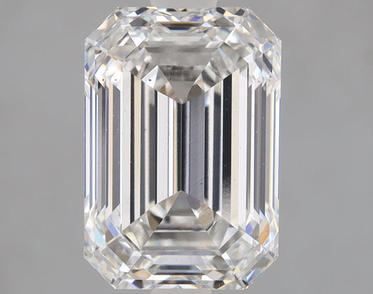 Emerald Cut Diamond 2.54 Carat F Color VS2 Clarity IGI 678518145