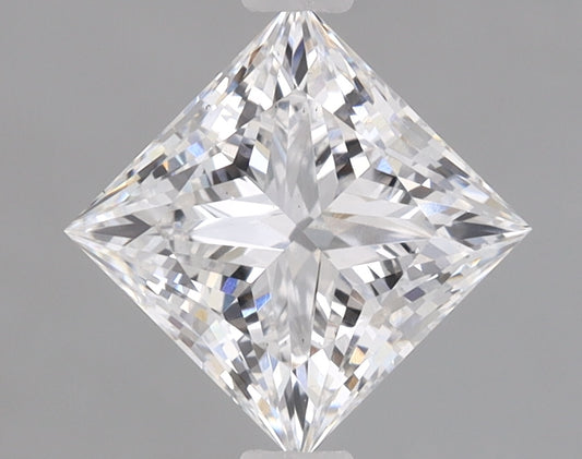 Princess Cut Diamond 1.29 Carat E Color VS1 Clarity IGI 640443144