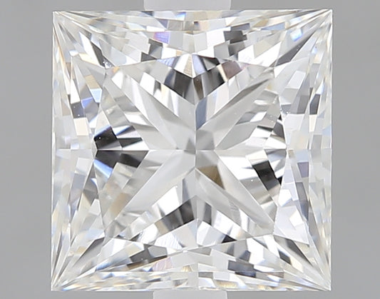 Princess Cut Diamond 1.8 Carat E Color VVS2 Clarity IGI 631470585