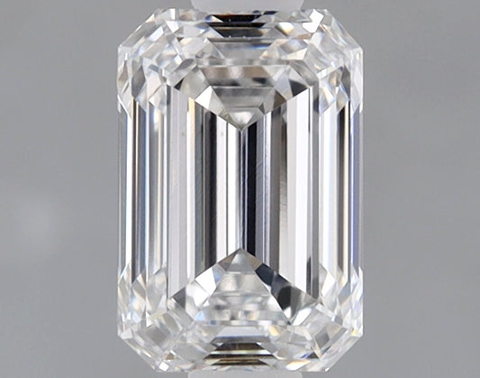 Emerald Cut Diamond 1.02 Carat D Color VVS2 Clarity IGI 648432294