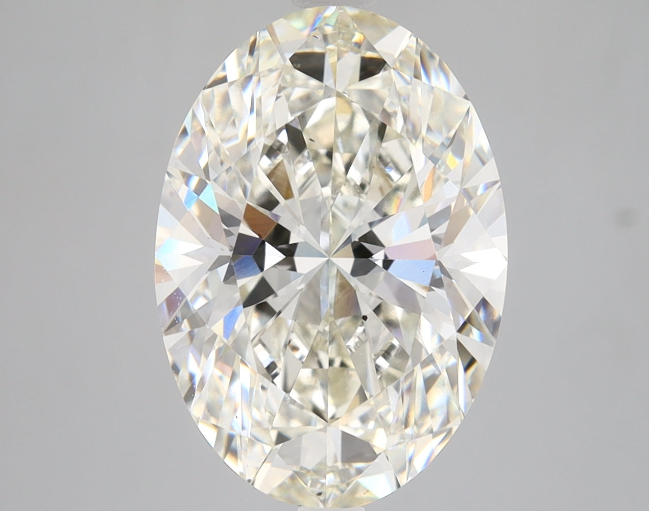 Oval Cut Diamond 4.74 Carat I Color VS2 Clarity IGI 589397424
