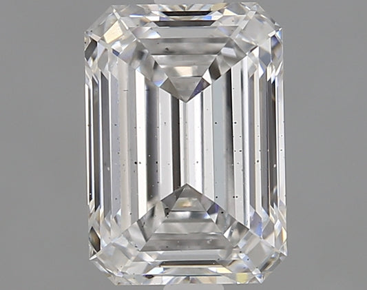 Emerald Cut Diamond 1.76 Carat E Color VS2 Clarity IGI 644447493