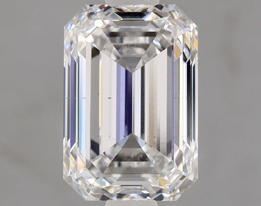 Emerald Cut Diamond 1.59 Carat E Color VS2 Clarity IGI 649425160