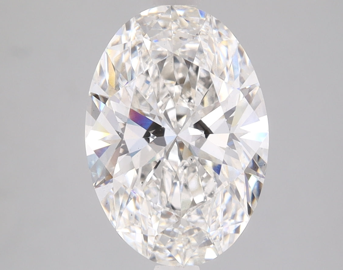 Oval Cut Diamond 3.02 Carat F Color VS2 Clarity IGI 728529477